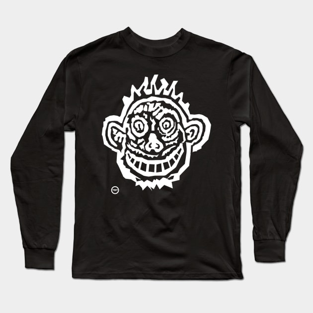 The Funki Monki (Full Head) Long Sleeve T-Shirt by TBT-TSHIRTS